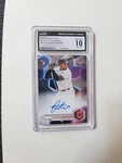 2023 Bowman's Best Baseball Oscar Gonzalez Rookie Autograph Cgc 10 GS1300. Fixed Price $25.00.