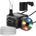 Small Submersible Water Pump With Multi-color Led Light 50GPH Quiet Fountain. Fixed Price $15.81.