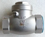Derpipe 1-1/4 Inch Swing Check Valve Wog 200 Psi Stainless Steel SS304 CF8M. Fixed Price $180.00.