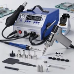 Wep 948-II Desoldering Station With Vacuum Pump Tool Set. Fixed Price $299.00.