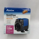 Aqueon Submersible Utility Pump Quietflow Aquarium Water AQ1700 264-449 Gph. Fixed Price $39.69.