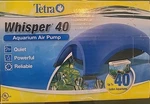 Tetra Whisper 40 Aquarium Air Pump Gallons Open Box Never Used. Fixed Price $24.00.