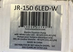 40 Gph 12V Electric Fountain Pump With White Lights By Sunnydaze Open Box #560. Fixed Price $30.00.