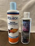 Aqueon Fish Tank Water Conditioner Bottle, 16 Ounces & Reef Reactor By Continuum. Fixed Price $13.50.