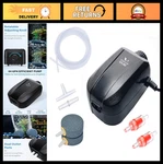 Dual Outlet Aquarium Air Pump For 5-200 Gallon Fish Tank Aerator With Accessor. Fixed Price $26.99.