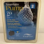Total Pond MD11060 Fountain Pump 70 Gph Tabletop And Small New. Fixed Price $12.50.