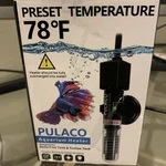 Pulaco PL-168 Black 78 Preset Temperature IPX8 Aquarium Heater New Free Ship. Fixed Price $16.50.