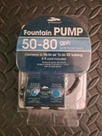Smartpond Fountain Pump 50-80 Gph MODEL-52255 (FP80) Adjustable Flow Control. Fixed Price $35.00.