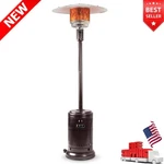 Commercial 46,000 Btu Outdoor Propane Patio Heater With Wheels And Water Tank. Fixed Price $234.11.
