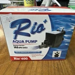 Rio+ 400 Ul Submersible Aquarium Water Pump Powerhead Fountain Hydroponic 144GPH. Fixed Price $14.99.