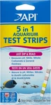 Api 5-IN-1 Test Strips Freshwater And Saltwater Aquarium 4-COUNT Box. Fixed Price $21.26.