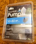 Smartpond Fountain Pump 50-80 Gph MODEL-FP80 Adjustable Flow Control. Fixed Price $14.99.