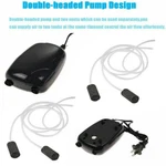 220V Mini Fish Tank Oxygenation Pump Aquarium Double Hole Air Low Noise New. Fixed Price $13.18.