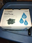 Little Giant 566612 475 Gph 80W Plastic Direct Drive Pond Pump 115V PE-2.5F-PW. Fixed Price $137.00.