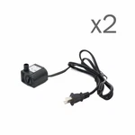 2X 80 Gph Submersible Pump Aquarium Powerhead Fountain Water Hydroponic. Fixed Price $11.88.