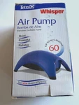 Tetra Whisper Fish Tank Aquarium Air Pump, 60 Gallon, Silent, 3 Splitters Read. Fixed Price $14.99.