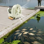 110V Industrial Fish Pond Tank Air Pump Blower Oxygen Aerator 370W 12KPA Durable. Fixed Price $183.15.
