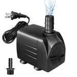 220GPH (800L/H) Submersible Pump 15W Ultra Quiet Fountain With 5.25FT High. Fixed Price $16.30.
