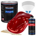 Productionshop High Gloss Radiant Fire Red Pearl Acrylic Enamel Gallon Kit Paint. Fixed Price $149.99.