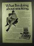 1973 Vantage Cigarettes Ad - What I'm Doing About. Fixed Price $19.99.