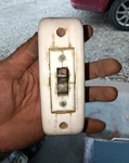 Arrow Hart Ceramic On/off Toggle Wall Switch White Rectangular Surface Mount. Fixed Price $45.00.