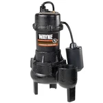 Wayne RPP50-1/2 Hp Cast Iron Sewage Pump Piggy Back Tether Float 6200 Gph Heavy. Fixed Price $295.13.