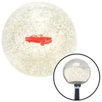 Red Chevy Clear Metal Flake Knob W/ M16X1.5 Insert Shifter Auto Manual. Fixed Price $89.95.