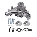 Polished Long Style Aluminum Water Pump Fit Sbc Small Block Chevy 305 327 350. Fixed Price $129.50.