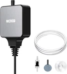 Nicrew Nano Silent Aquarium Air Pump Black, Aerator With Accessories Fo. Fixed Price $24.93.