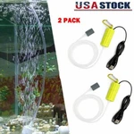 2PCS Mini Usb Aquarium Air Pump Fish Tank Stone Waterproof Mute Oxygen. Fixed Price $13.22.