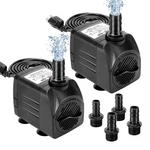 Growneer 2 Packs 550GPH Submersible Pump 30W Ultra Quiet Fountain Wate. Fixed Price $43.29.