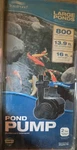 Totalpond Large Pump 52676, With Flow Control, 800 Gph. Fixed Price $69.99.