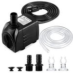 Cwkj Fountain Pump, 400GPH(25W 1500L/H) Submersible Water Durable Black. Fixed Price $31.40.