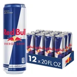 Red Bull Energy Drink With Caffeine &taurine, Vitamins 20 Oz Cans (12 Pack). Fixed Price $36.99.