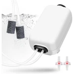 Aquarium Air Pump, Fish Tank Bubbler, Adjustable Dual-outlet Hydroponic Oxyg. Fixed Price $13.50.