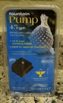 Total Fountain Waterfall MD11045 Gph 114/170 Lph Pumps Up 1.6 Ft.. Fixed Price $9.99.