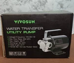 Vivosun Gph Water Transfer Utility Pump 115V 1/10HP WP-330 New/open Box. Fixed Price $61.99.