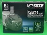 Sicce Syncra Silent 3.5 Aquarium Water Pump (687 Gph). Fixed Price $134.99.