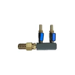 Matala/hakko 2-VALVE Hd Air Manifold With 1/2" Barb (SC2-12). Fixed Price $38.00.
