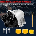 Premium Electric Water Pump For Bmw 335I 535I 640I 740I X5 X6 11517632426. Fixed Price $89.09.