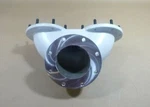 Gorman Rupp 4" Dual Discharge Pump Aluminum Manifold - 8 Bolt Pattern. Fixed Price $317.90.