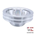 Lwp Sbc 2 Water Pump Pulleys, Aluminium Double Groove For 1969-85 Long. Fixed Price $50.41.