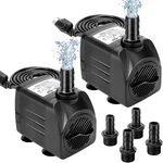 Packs 550GPH Submersible 30W Ultra Quiet Fountain Water Pump, 2000L/H, Wi. Fixed Price $57.99.