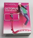 Go Viral Octopus Suction Phone Holder Aqua Cup Flexible Body New. Fixed Price $10.00.