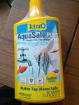 Tetra Aquasafe Plus Aquarium Fish Water Tanks Conditioner & Dechlorinator 33.8OZ. Fixed Price $30.01.