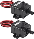 Diann 2PCS Mini Submersible Water Pump Dc 12V Small Fountain Onecolor. Fixed Price $18.99.