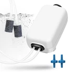 Aquaneat Aquarium Air Pump, Fish Tank Bubbler, 20-100 Gallons, White. Fixed Price $17.50.