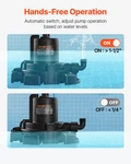 Vevor Automatic Pool Cover Pump, 1/2 Hp 1600 Gph, 120V Submersible Swimming. Fixed Price $141.06.