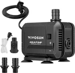 Vivosun 400GPH 1500L/H Water Pump Hydroponics Pond Fountain Aquarium Submersible. Fixed Price $17.99.