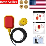 Automatic Sump Pump Float Switch 6FT Water Level Sensor Adjustable Tether Bilge. Fixed Price $43.25.